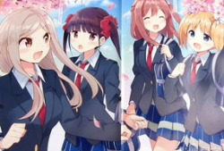 少女百合漫画,校园里的甜蜜邂逅